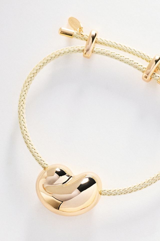 Bean Pendant Cord Bracelet #2