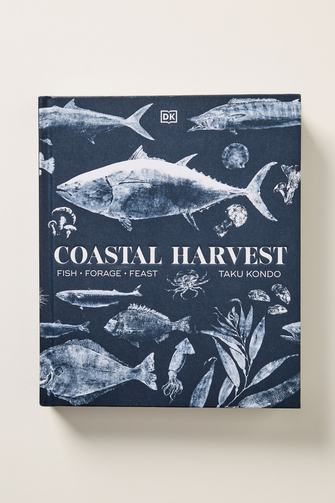 Coastal Harvest Hardcover Cookbook - Blue, One Size