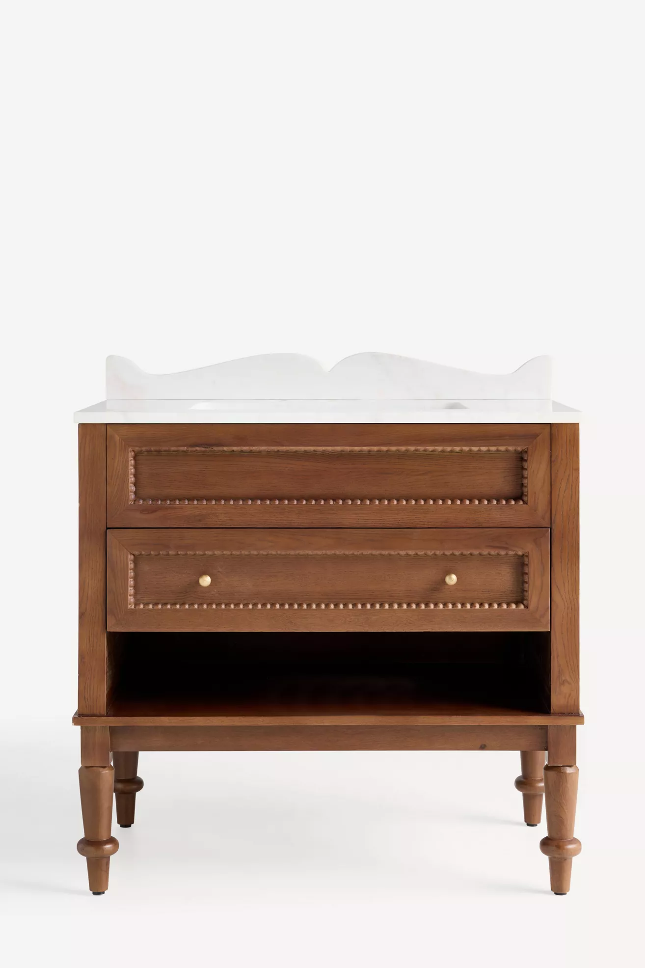 Freya Marble-Top Single Bathroom Vanity - thumbnail 3