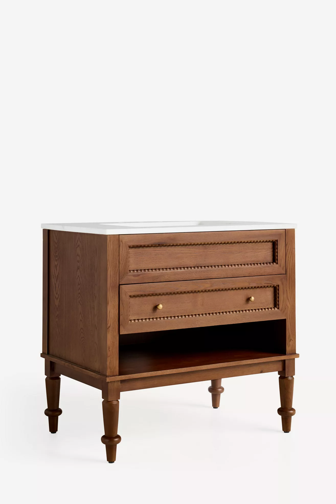 Freya Marble-Top Single Bathroom Vanity - thumbnail 4