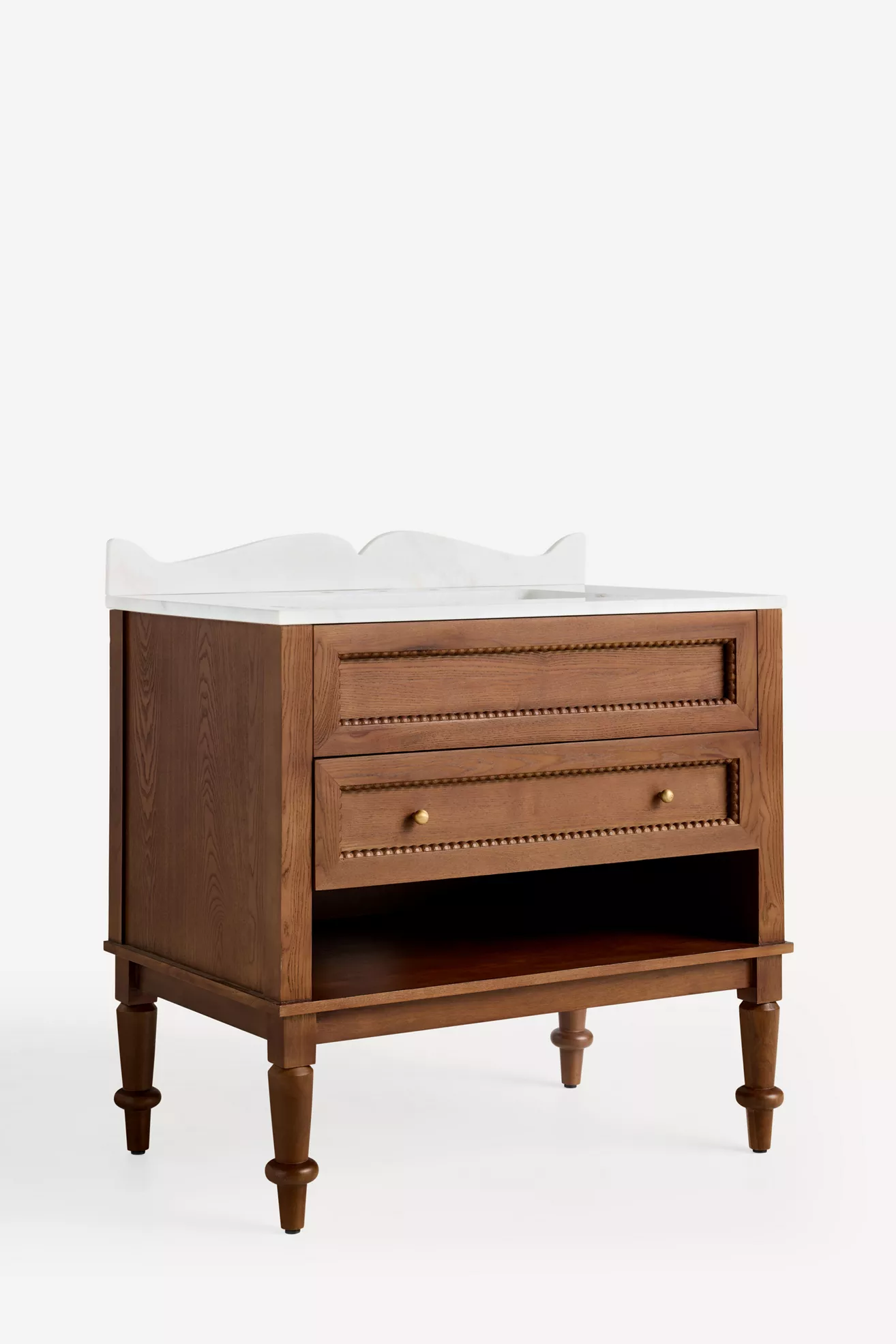 Freya Marble-Top Single Bathroom Vanity - thumbnail 5