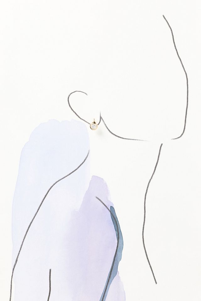 Crystal Fishhook Earrings #2