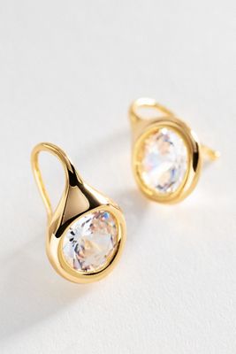 Crystal Fishhook Earrings