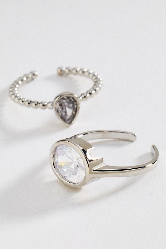 Glam Stacking Rings, Set of 2 #1