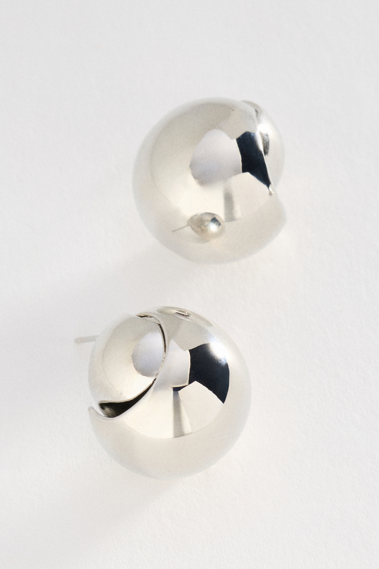 By Anthropologie Sculptural Dome Stud Earrings