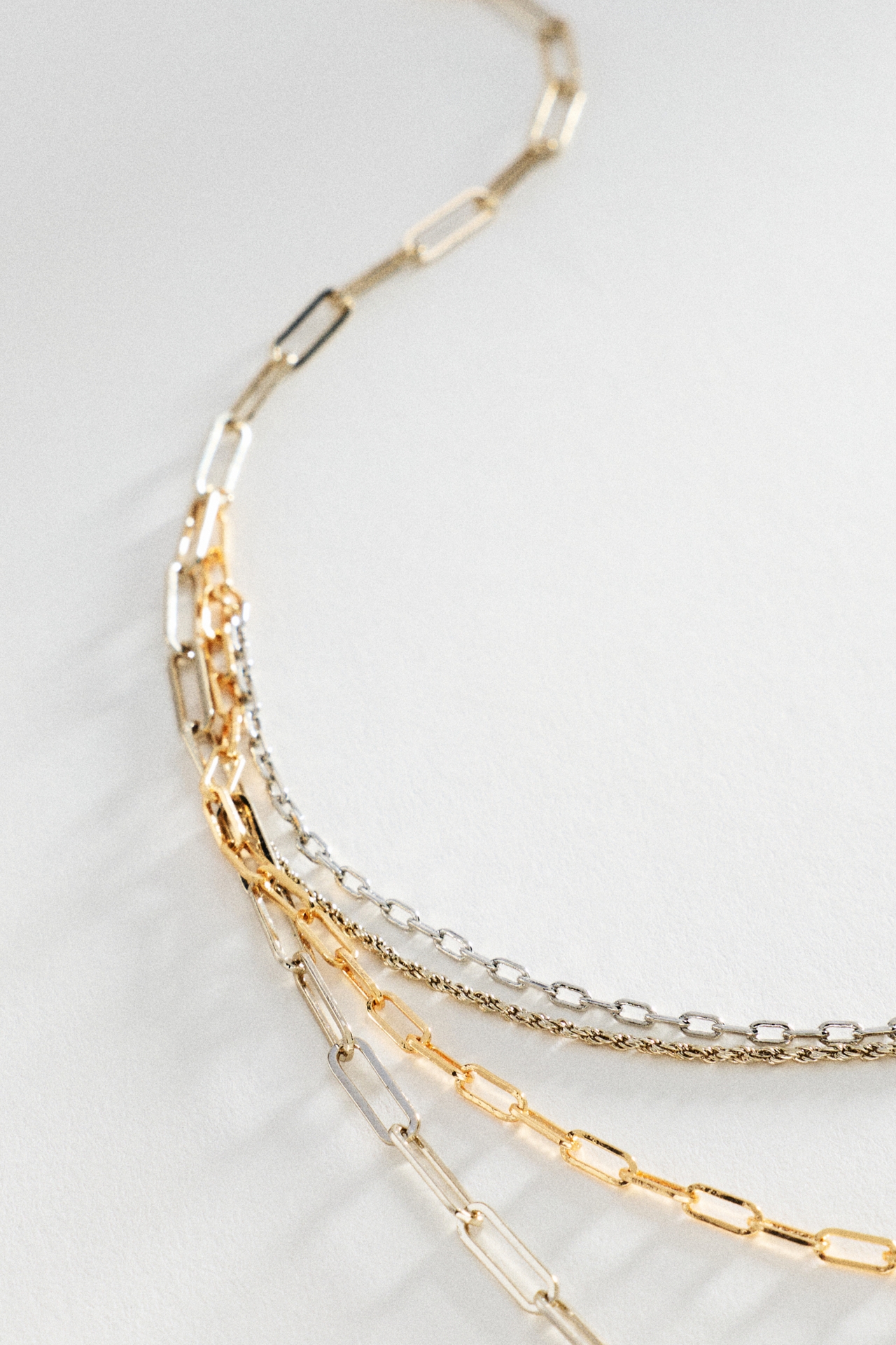 Stacked Chain Necklaces