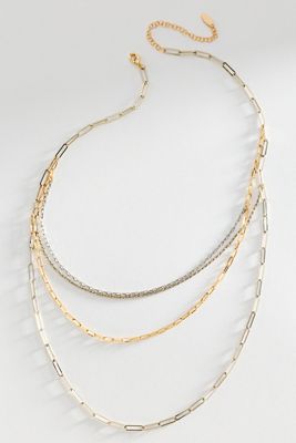 Stacked Chain Necklaces