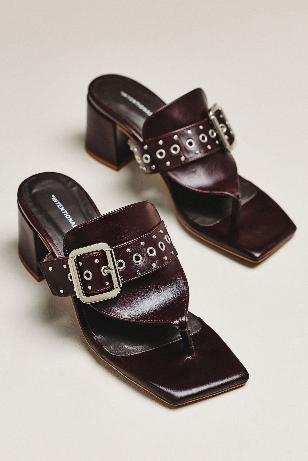Intentionally Blank Wynona Thong Heels