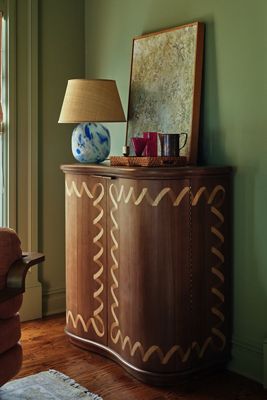 Grove Wood Bar Cabinet