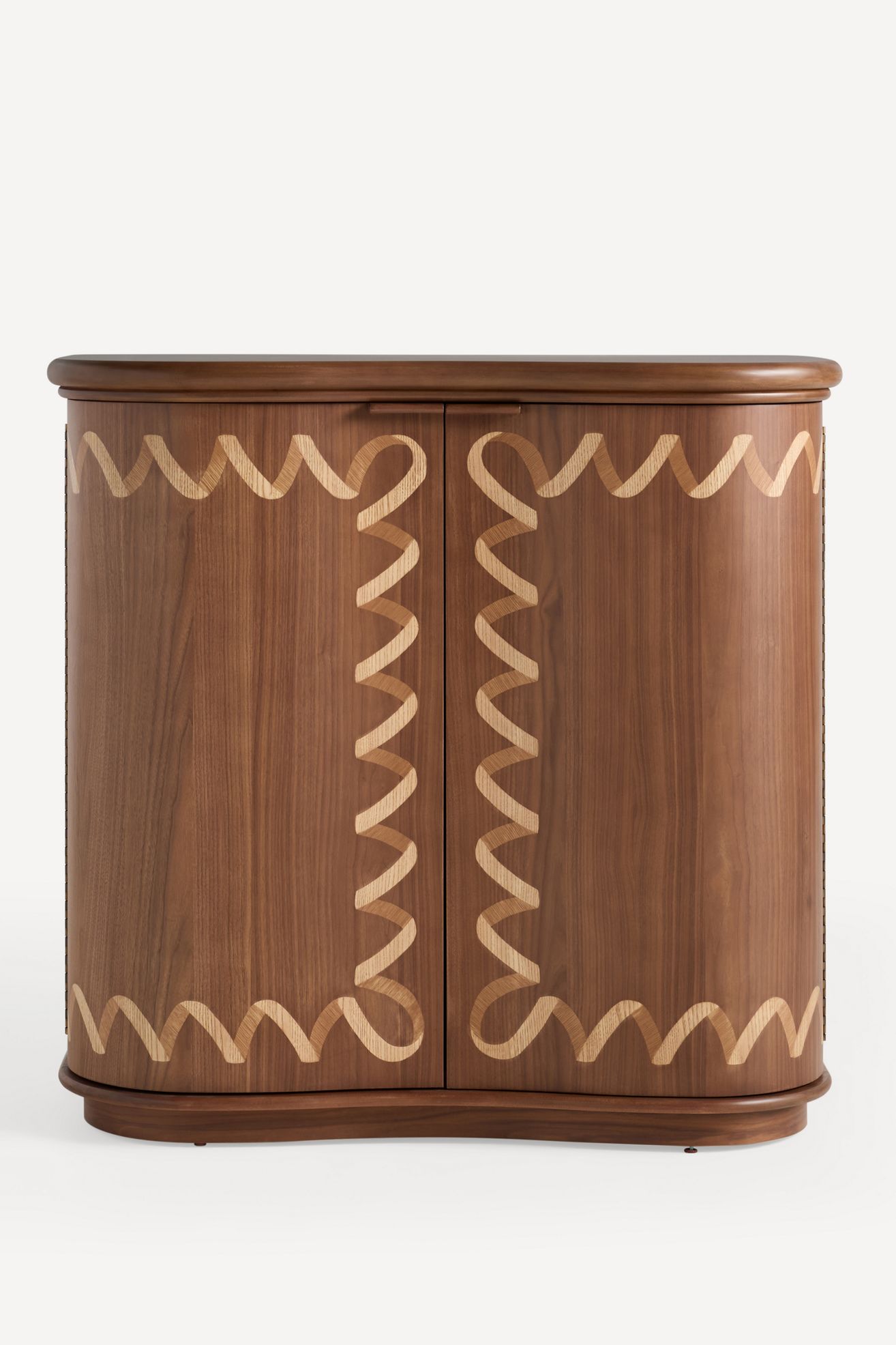 Grove Wood Bar Cabinet - Latte, One Size