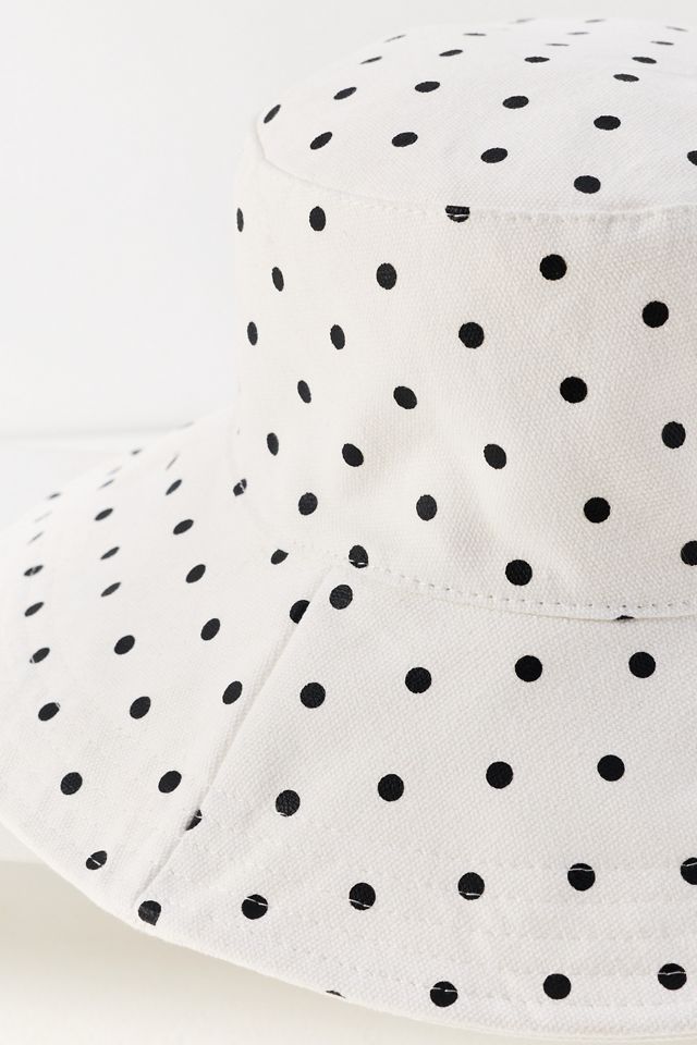 By Anthropologie Polka Dot Bucket Hat #3