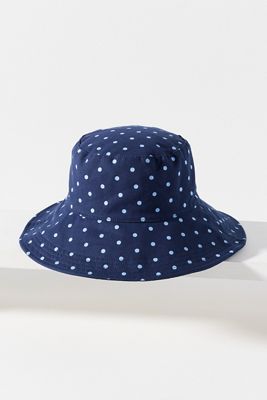 Anthropologie  Bindya Blue  Floral Bucket Hat Lorna Murray Blue Bird Bucket Hat | Anthropologie main image 3