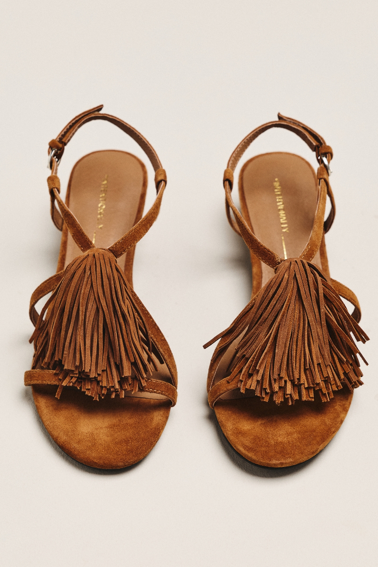Intentionally Blank Chaperone Fringe Strappy Sandals