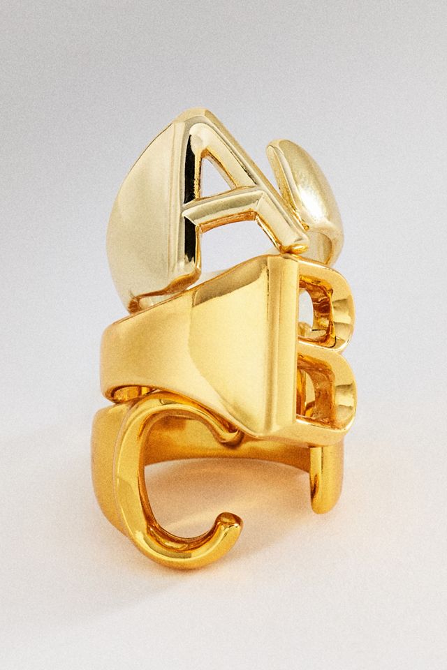 Casa Clara Blaire Monogram Ring #1