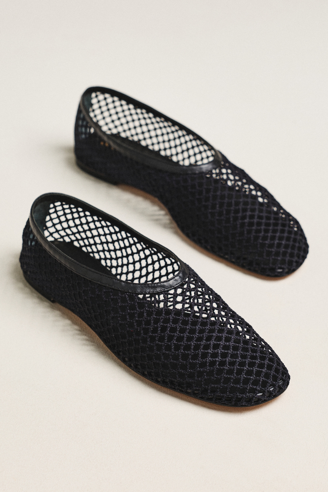 Reformation Britt Netted Ballet Flats