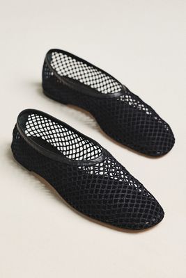 Reformation Britt Netted Ballet Flats