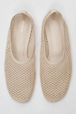 Reformation Britt Netted Ballet Flats