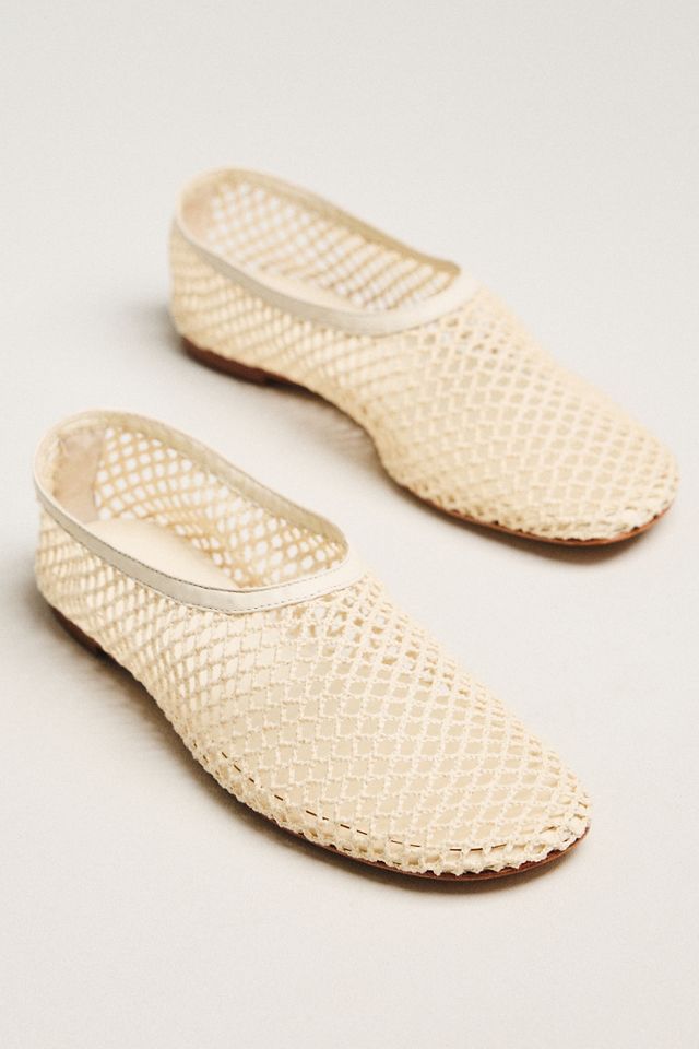 Reformation Britt Netted Ballet Flats #2