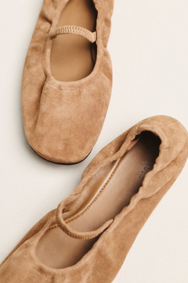 Reformation Buffy Ruched Ballet Flats #2
