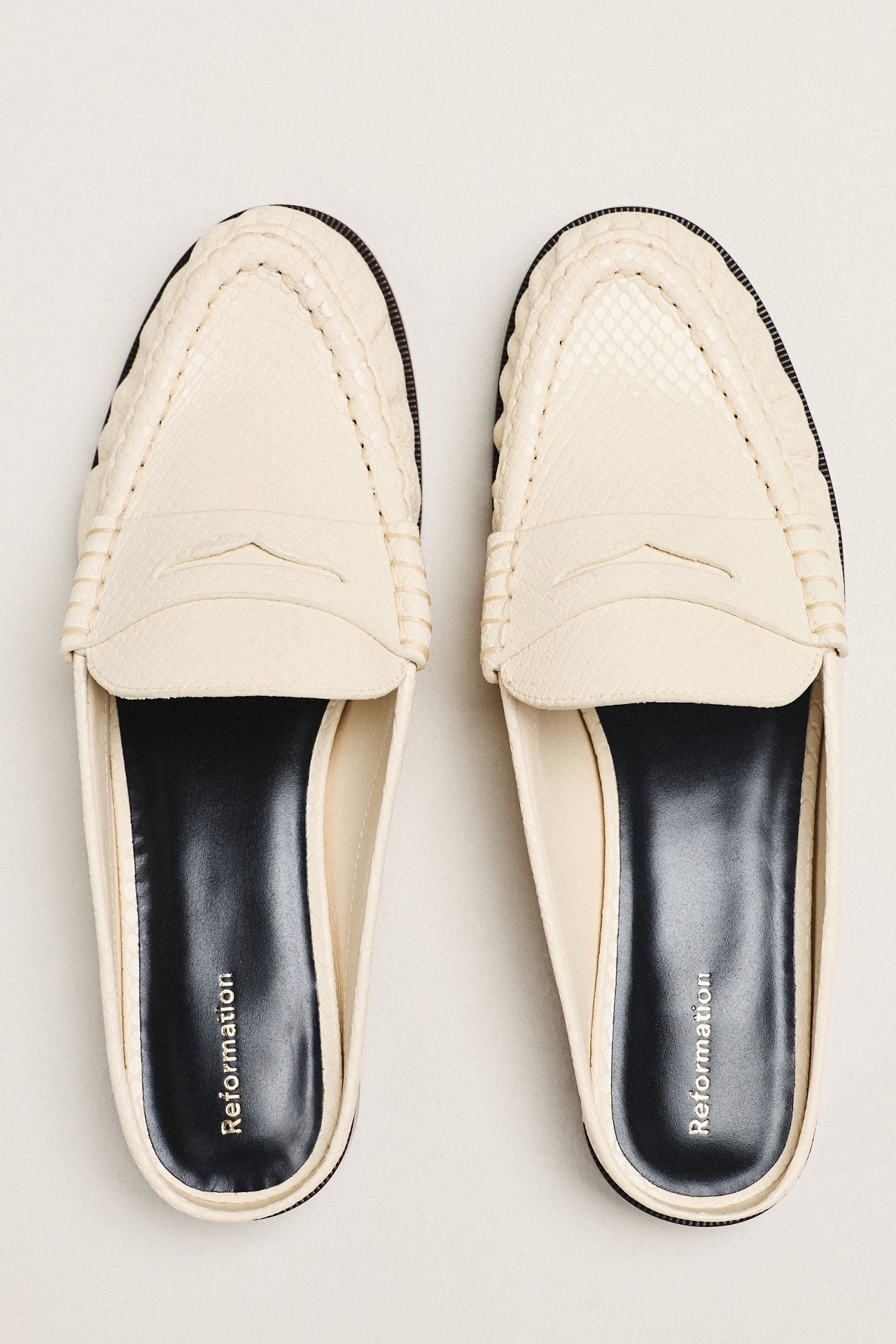 Reformation Francine Ruched Loafers