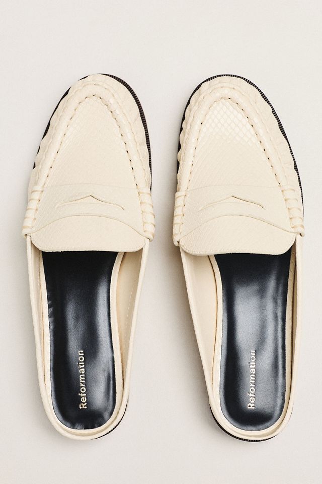 Reformation Francine Ruched Loafers #1