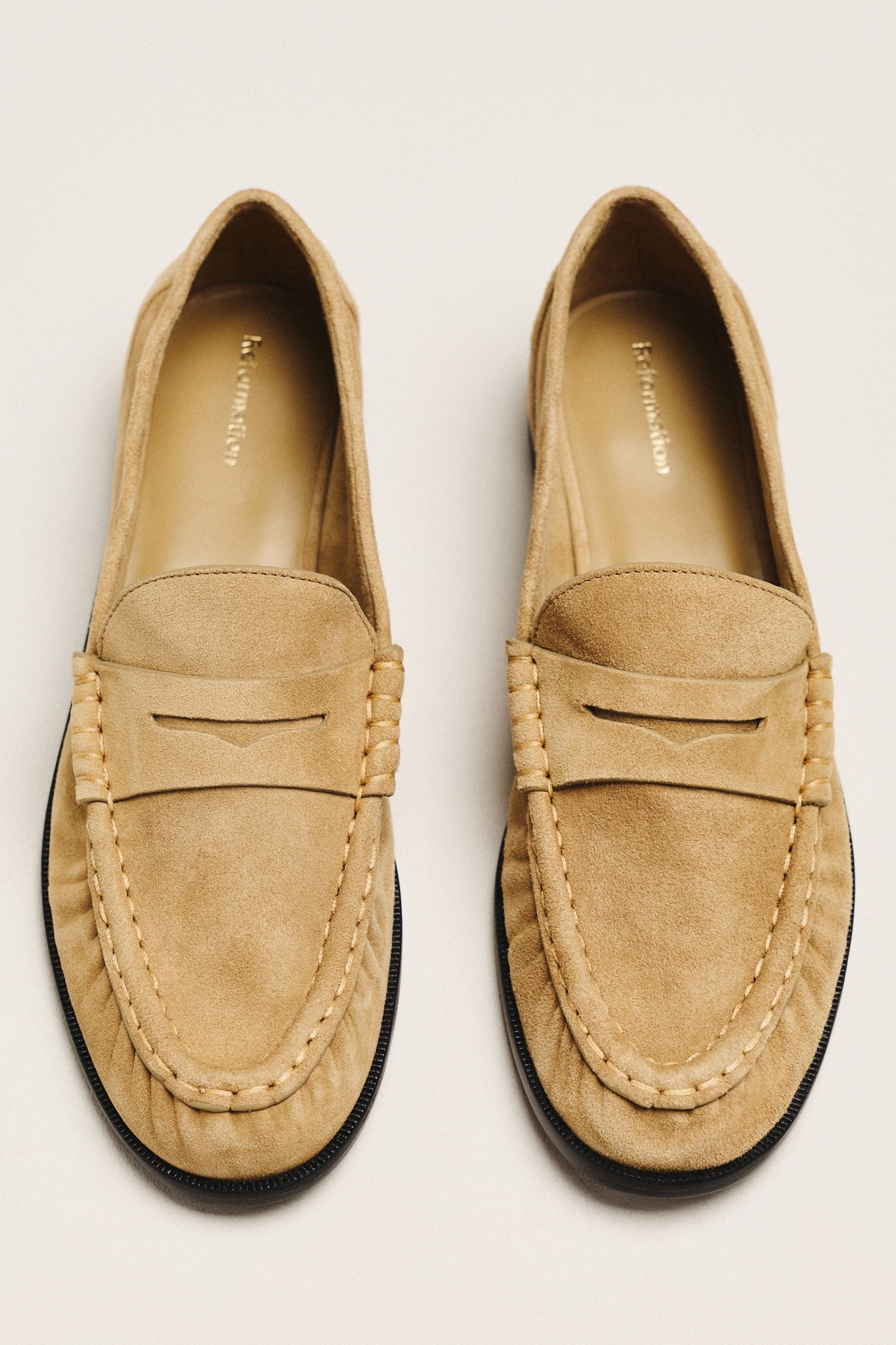 Reformation Francine Ruched Loafers