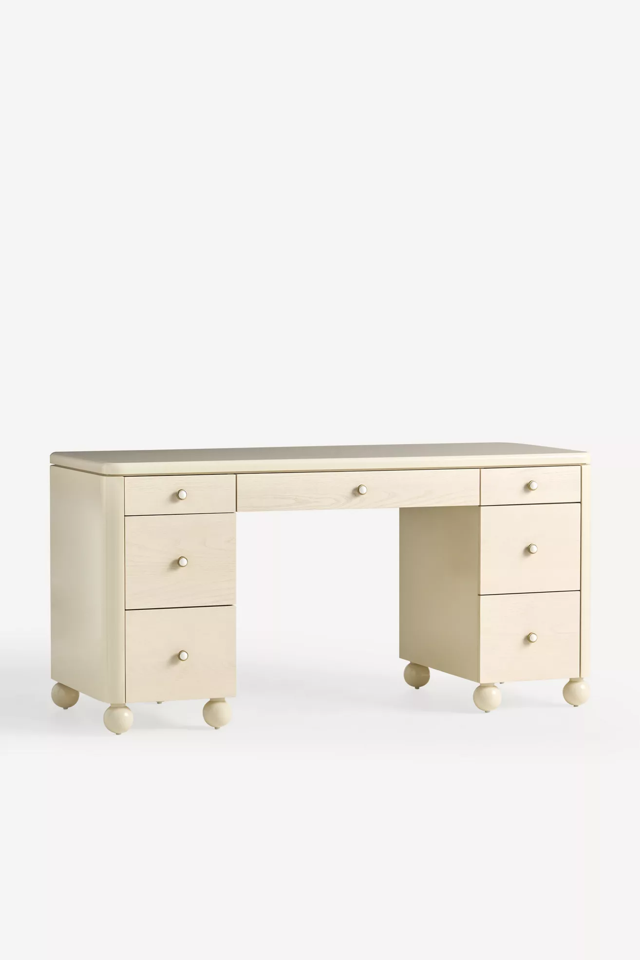 Tasha Lacquer Executive Desk - thumbnail 3
