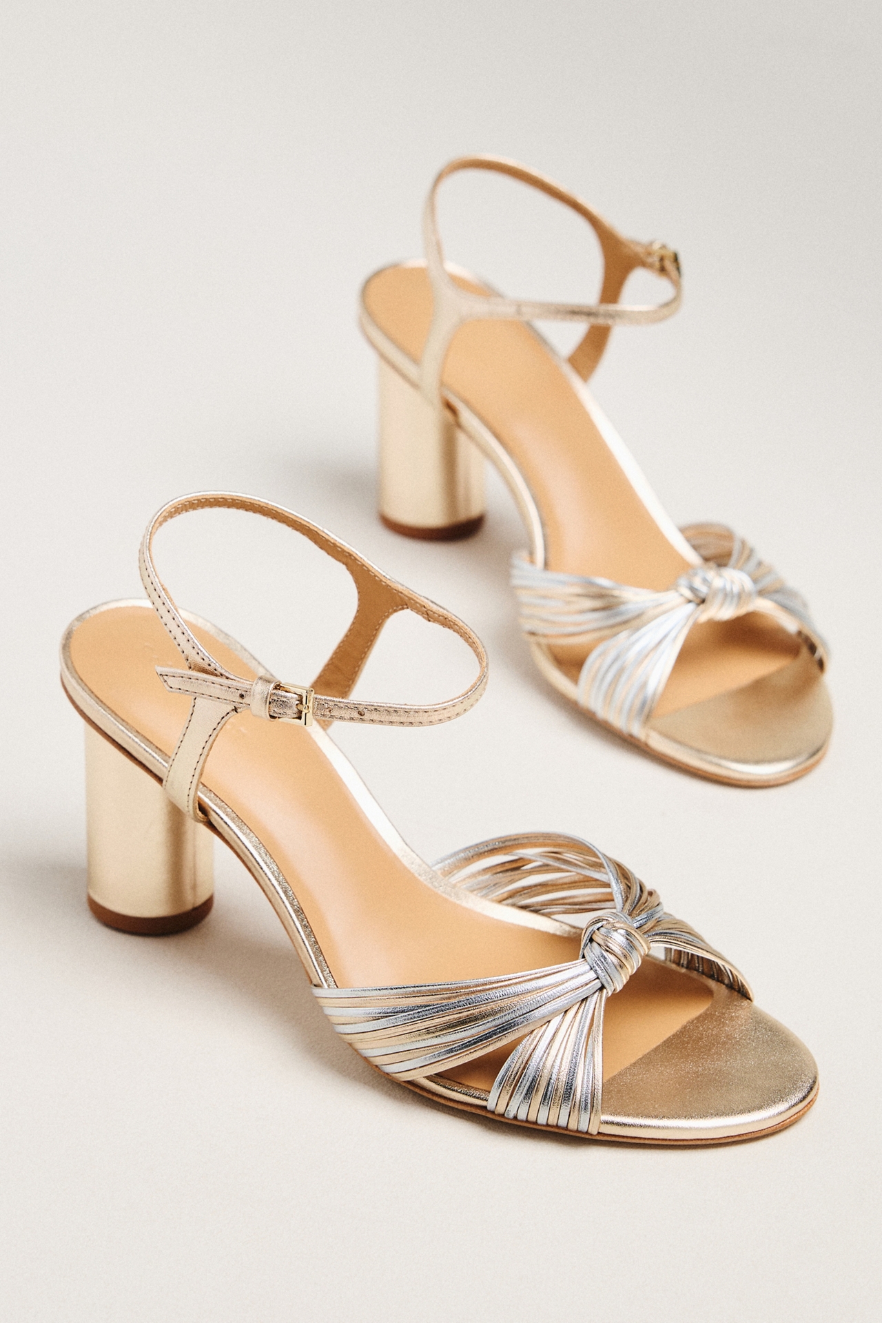 Reformation Cylinder Ankle Strap Heeled Sandals