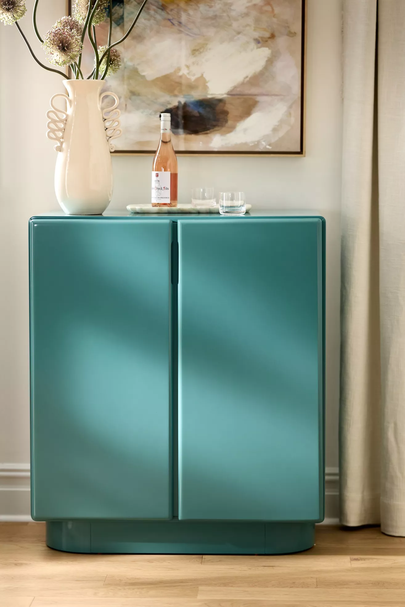 Wright Lacquer Bar Cabinet - thumbnail 8