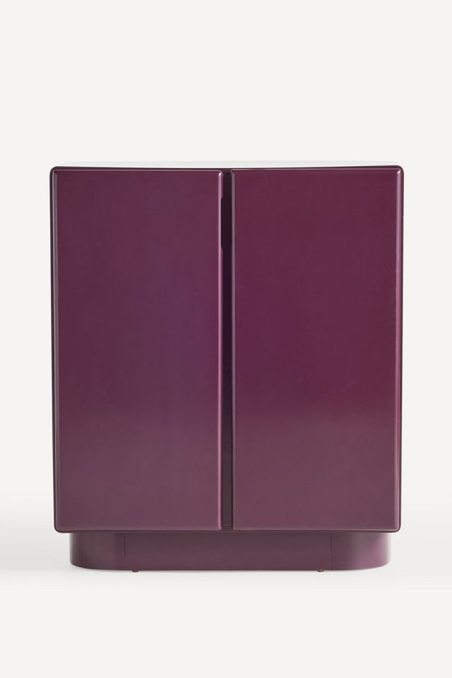 Wright Lacquer Bar Cabinet #1