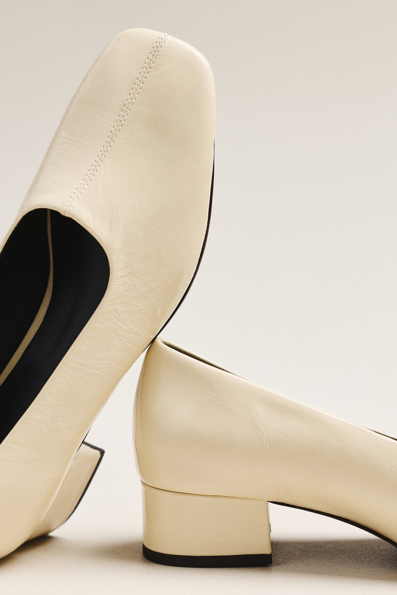 Reformation Inez Square-Toe Pumps
