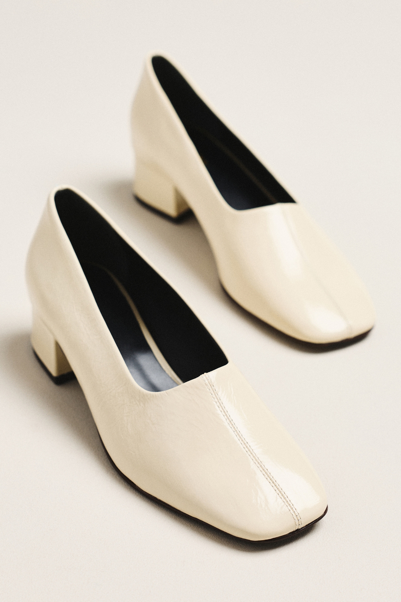 Reformation Inez Square-Toe Pumps