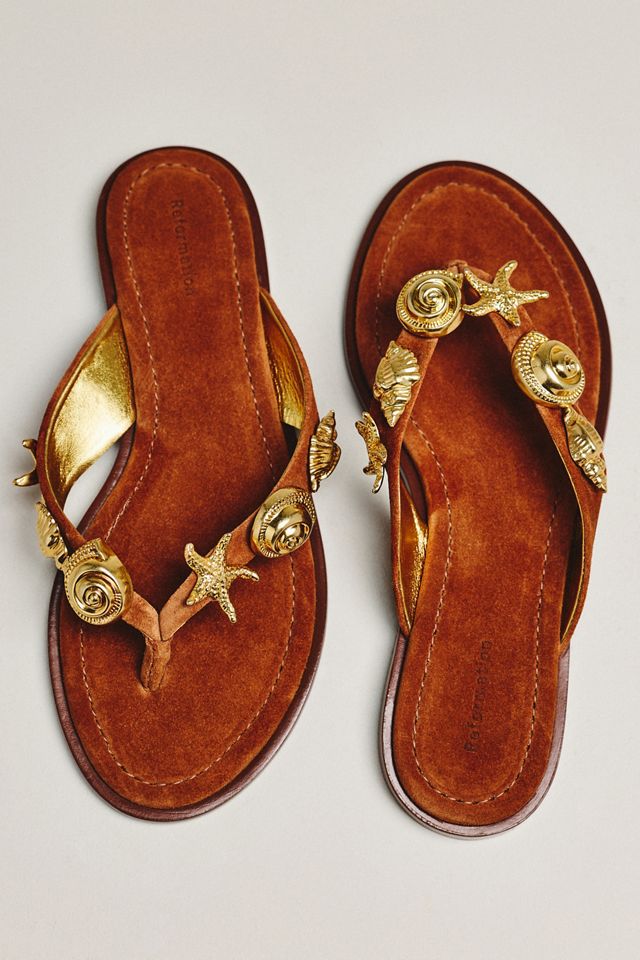Reformation Jessie Flip-Flop Sandals #1