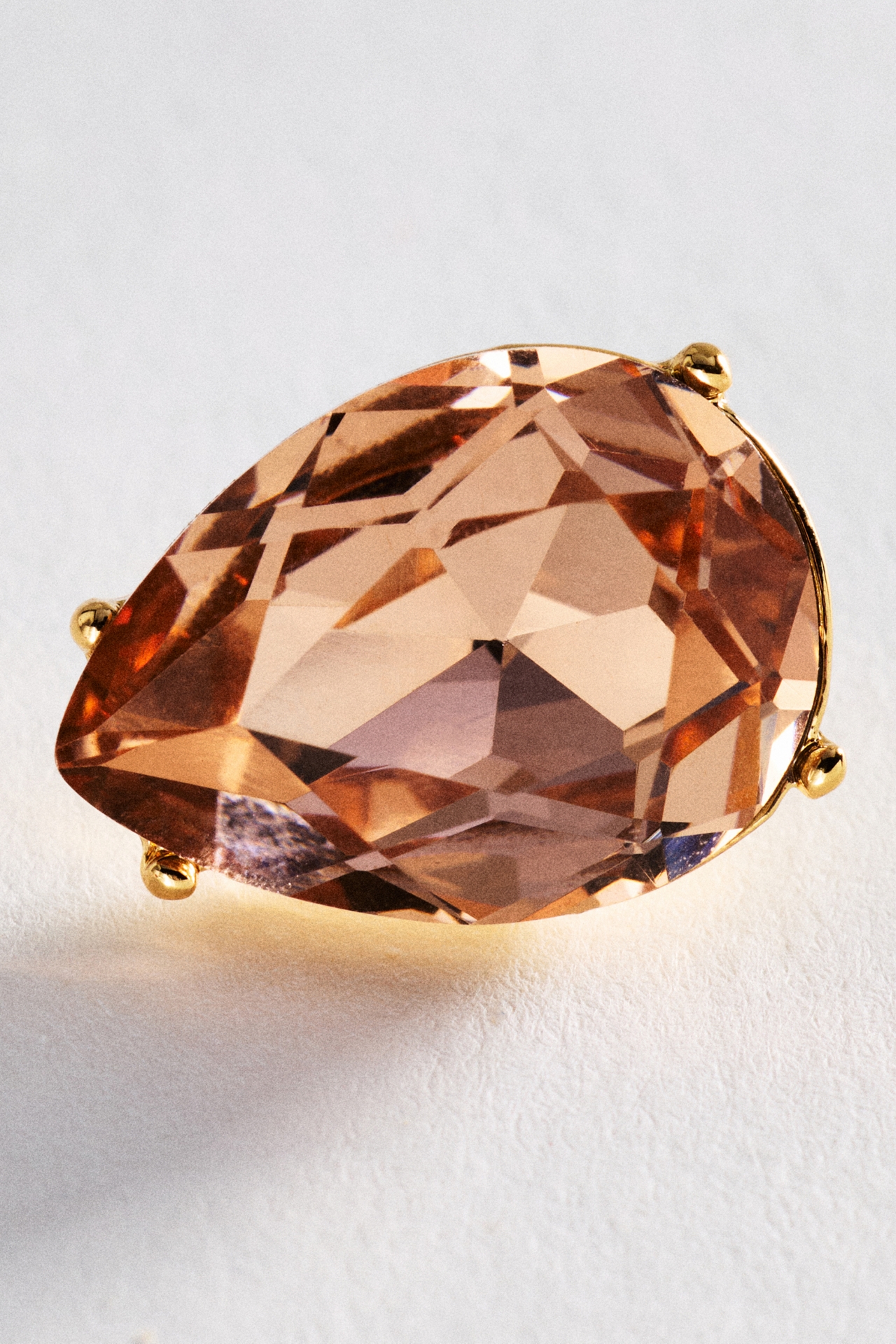 Colorful Stone Teardrop Earrings