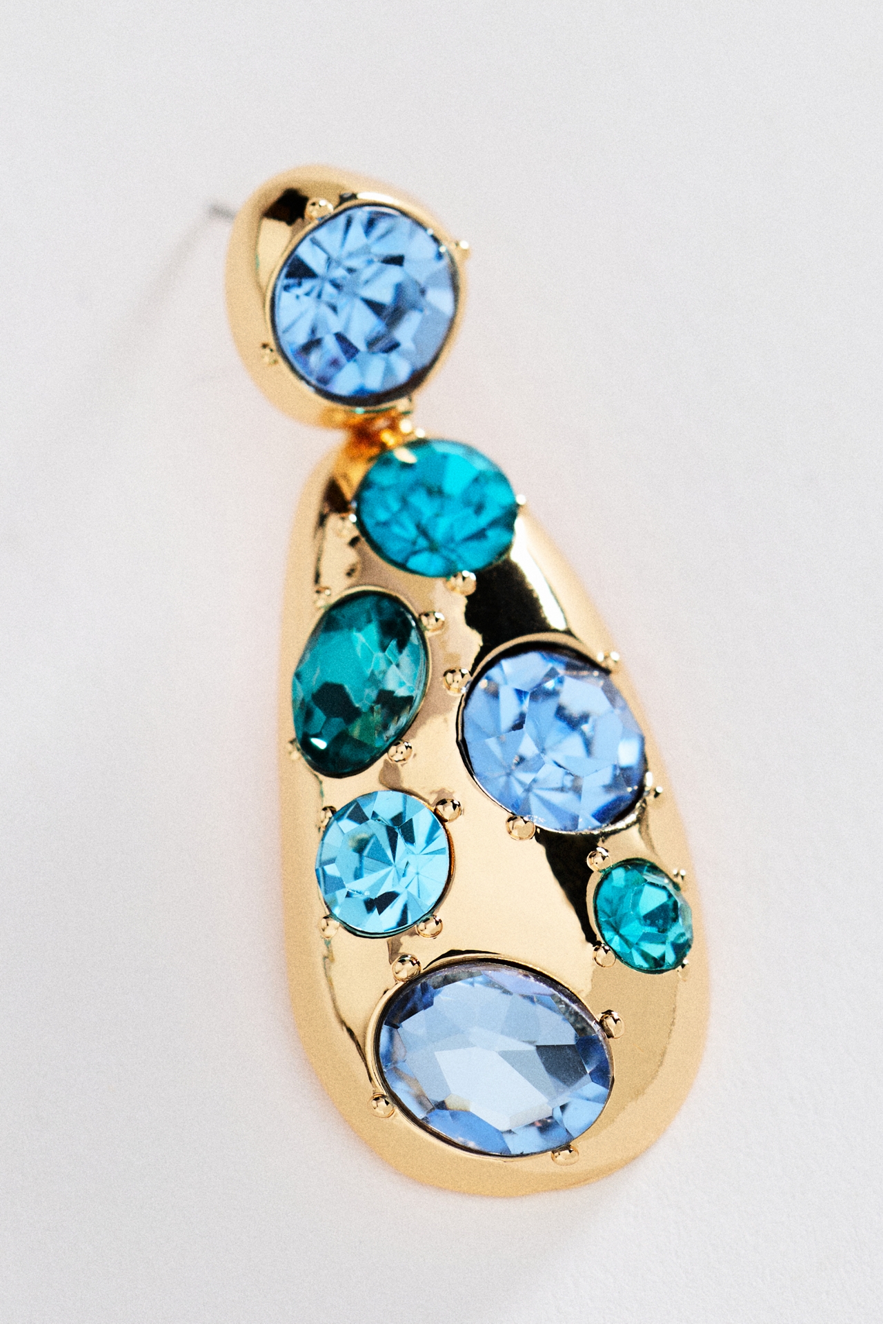 By Anthropologie Crystal Cluster Drop Earrings