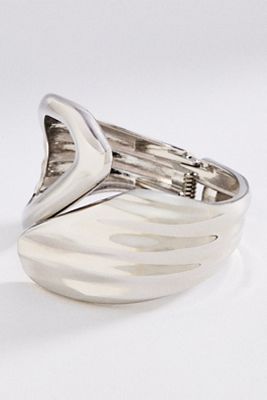 Textured Coil Cuff Bracelet