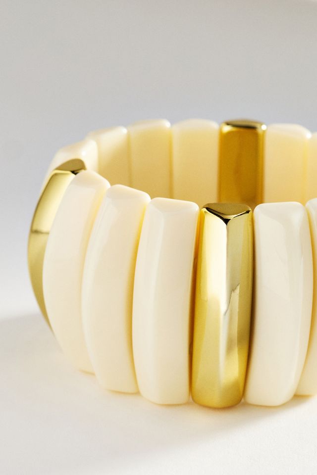 Two-Tone Stretch Bracelet #1