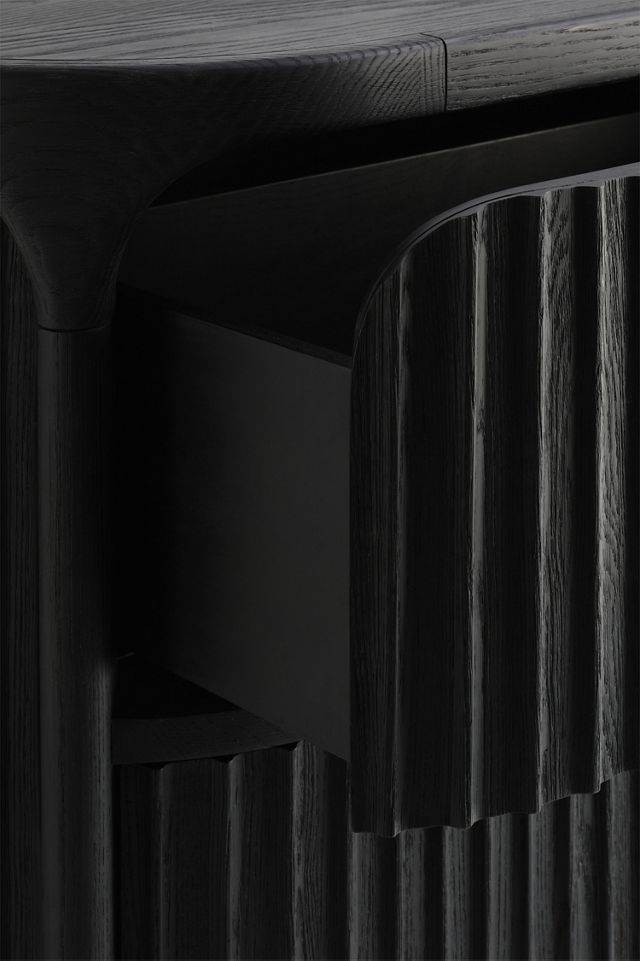 Isla Fluted Wood Four-Drawer Dresser #3