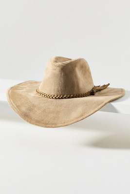 8 Other Reasons Faux Suede Rancher Hat | Anthropologie display picture 1