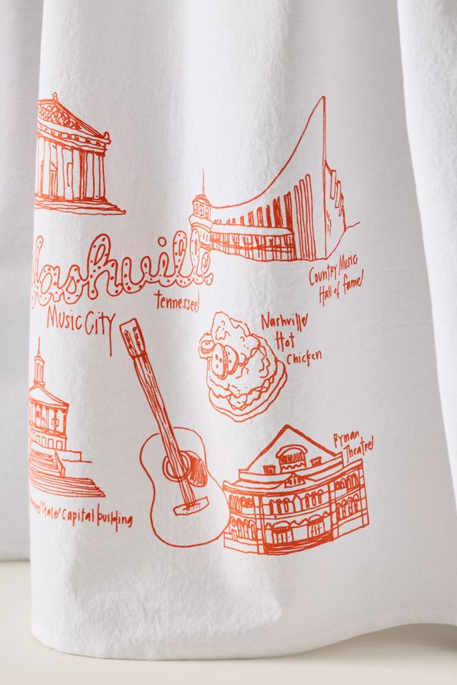 Girls Can Tell City Tea Towel #1