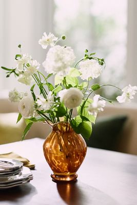 Brienne Floral Glass Vase