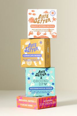Date Better Assorted Dates, Set of 4