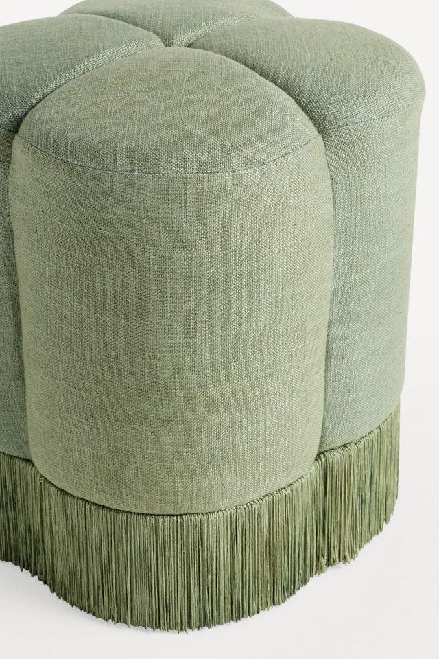 Sinclair Fringe Clover Ottoman #1