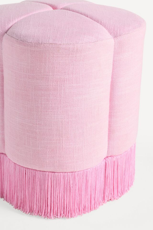 Sinclair Fringe Clover Ottoman #1