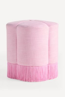 Sinclair Fringe Clover Ottoman