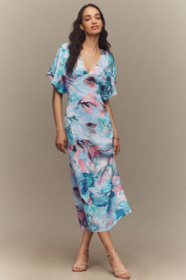 chinese dress ladies Amelia Tiered Maxi Dress M / Off White