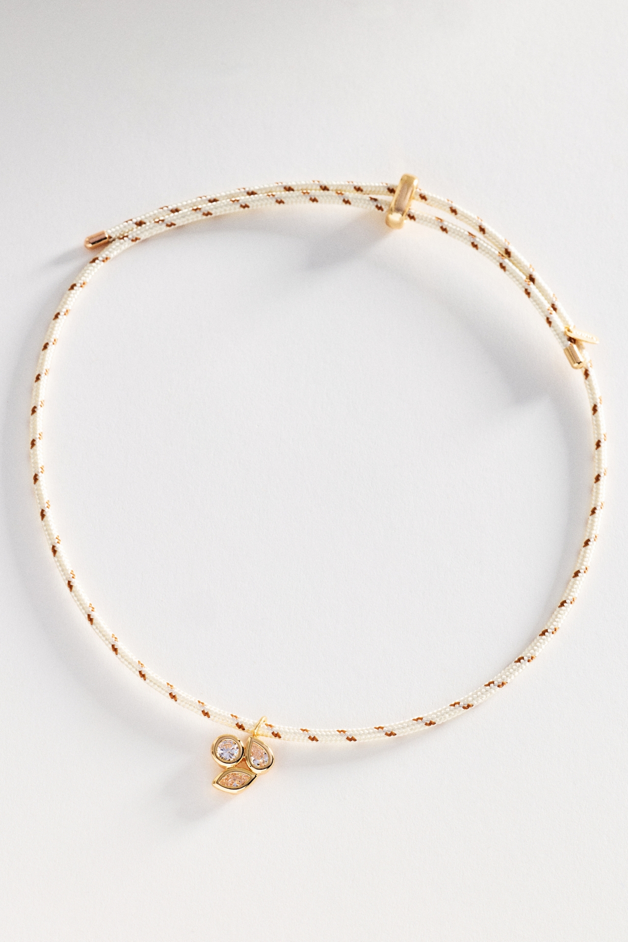 Corded Cluster Charm Necklace