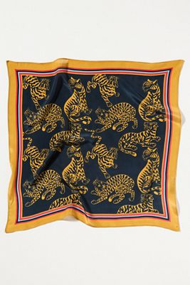 Conditions Apply Tiger Print Scarf