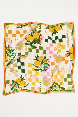 Conditions Apply Lemon Print Scarf