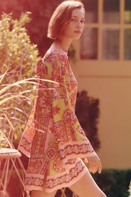 Bel Kazan Printed Long-Sleeve Tunic